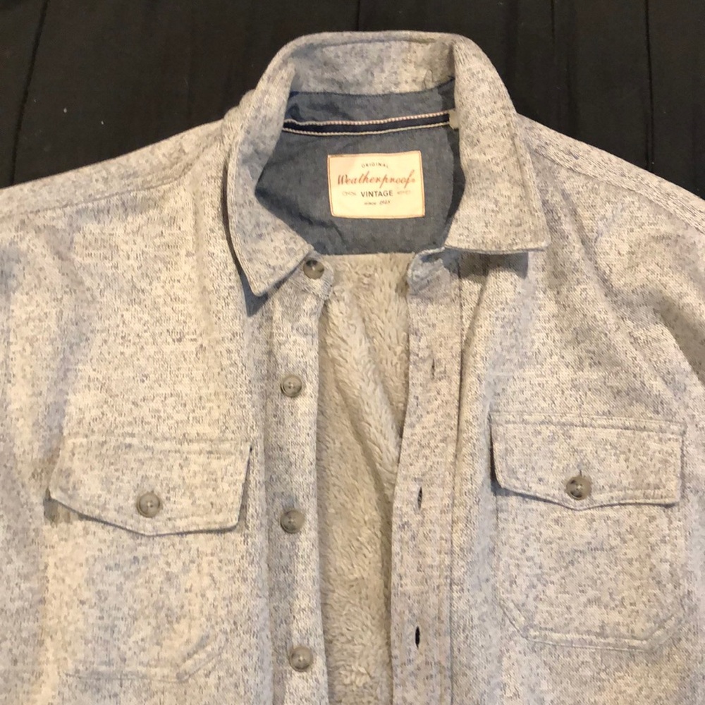 Weatherproof vintage fur lined shirt 2xl
